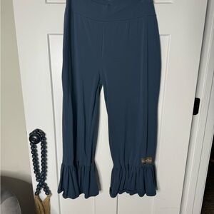Matilda Jane Blue Big Ruffle Pants